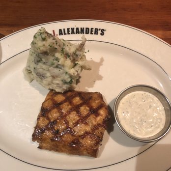 J. Alexander's - Grilled Salmon* and Smashed Potatoes - New American Near Me - Atlanta, Georgia J. Alexander's - Grilled Salmon* and Smashed Potatoes - New American Near Me - Atlanta, Georgia