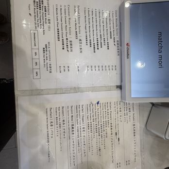 Matcha Mori - Menu - Desserts Near Me - Mountain View, California
