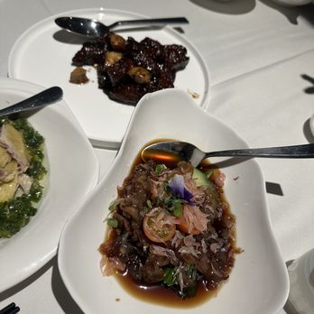 Array 36 - Jellyfish and beef with king oyster mushroom - Chinese Near Me - San Gabriel, California