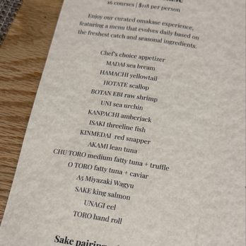 Koete Omakase - Sushi Bars Near Me - New York, New York