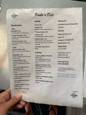 Menu photo 5 Paolo's Deli Reno, NV Menu photo 5 Paolo's Deli Reno, NV