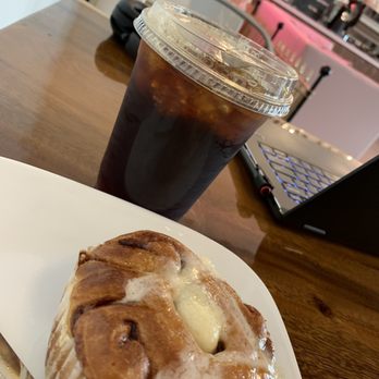 Raining Berries - Cold brew coffee and cinnamon roll - Acai Bowls Near Me - Lutz, Florida Raining Berries - Cold brew coffee and cinnamon roll - Acai Bowls Near Me - Lutz, Florida