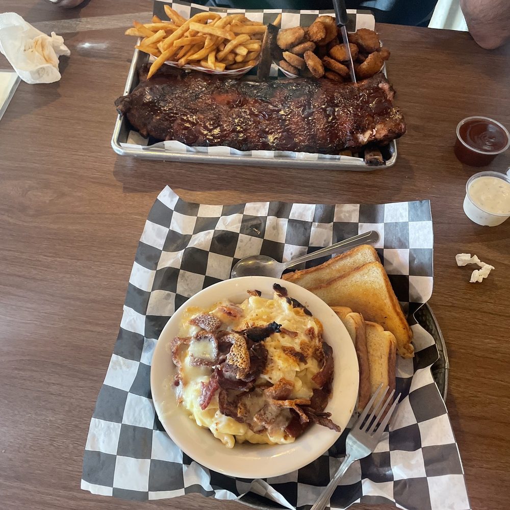 Jasper's Barbeque - Mac N Cheese, full rack of ribs - Barbeque Near Me - Big Bear Lake, California Jasper's Barbeque - Mac N Cheese, full rack of ribs - Barbeque Near Me - Big Bear Lake, California