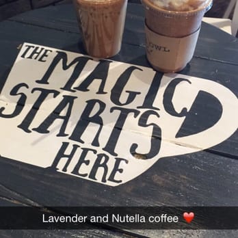 Bad Owl Coffee - Lavender coffee and Nutella latte. So good - Coffee & Tea Near Me - Henderson, Nevada Bad Owl Coffee - Lavender coffee and Nutella latte. So good - Coffee & Tea Near Me - Henderson, Nevada
