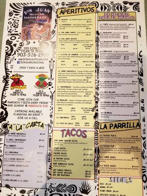 Menu photo 4 Don Juan's Tyler, TX