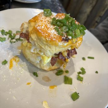 True Flavors Diner - Cajun biscuit - Diners Near Me - Durham, North Carolina