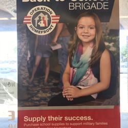 Donate school supplies every year does this and I donate too