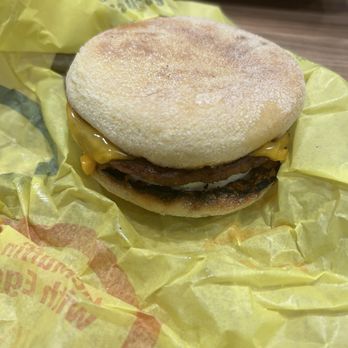 McDonald's - Sausage and egg McMuffin - Fast Food Near Me - Bakersfield, California McDonald's - Sausage and egg McMuffin - Fast Food Near Me - Bakersfield, California