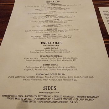 Asado - Menu - Argentine Near Me - Tacoma, Washington Asado - Menu - Argentine Near Me - Tacoma, Washington
