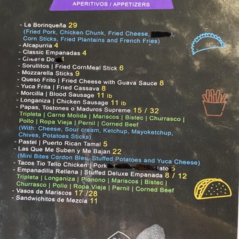 Antojitos Navideños Restaurant - Menu - Puerto Rican Near Me - Lakeland, Florida Antojitos Navideños Restaurant - Menu - Puerto Rican Near Me - Lakeland, Florida