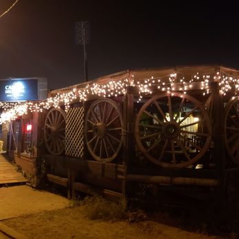 La Cabaña Del Encino - Outside..  they also have outdoor seating available - Mexican Near Me - Rosarito, BCN