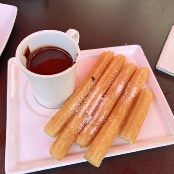Ciutat Comtal - Chocolate churro- super dark chocolate - Tapas Bars Near Me - Barcelona, B