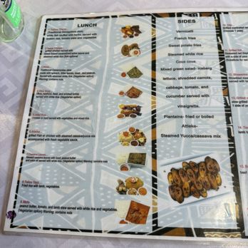 Chez Dior - Menu - Senegalese Near Me - Hyattsville, Maryland