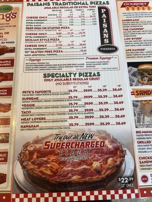 Menu photo 5 Paisans Pizzeria Oak Lawn, IL Menu photo 5 Paisans Pizzeria Oak Lawn, IL