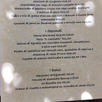 Il Cortiletto - Menu - Apulian Near Me - Speziale, BR
