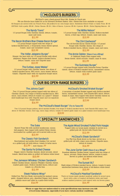 Menu photo 4 McCloud's Grill House Bremerton, WA Menu photo 4 McCloud's Grill House Bremerton, WA