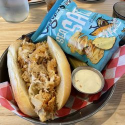 Ocean View Brewing Company - Chicken Cheesesteak - thumbs down