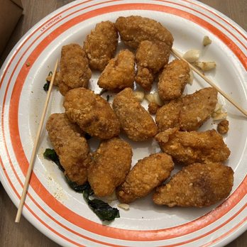i-Tea - a plate of fried chicken with a toothpick - Ramen Near Me - Milpitas, California i-Tea - a plate of fried chicken with a toothpick - Ramen Near Me - Milpitas, California