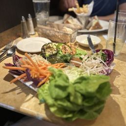 Asian Chicken Lettuce Wrap Tacos