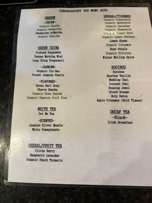Menu photo 4 Conservatory For Coffee, Tea & Cocoa Culver City, CA Menu photo 4 Conservatory For Coffee, Tea & Cocoa Culver City, CA