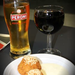 Manaish Oriental Bakery - Chickpea Croquettes with Happy Hour House Wine and Beer