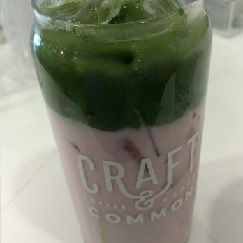 Craft & Common - Strawberry Matcha Iced Latte - Coffee & Tea Near Me - Orlando, Florida