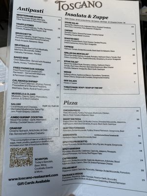 Menu photo 2 Toscano Draper, UT