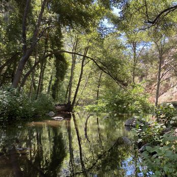 Sturtevant Falls - Reflecting water during first mile of the hike - Hiking Near Me Sturtevant Falls - Reflecting water during first mile of the hike - Hiking Near Me