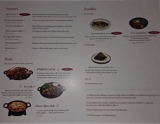 Menu photo 7 PARAN korean grill Seattle, WA