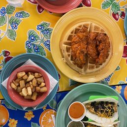 Dirty Bird Chicken and Waffle