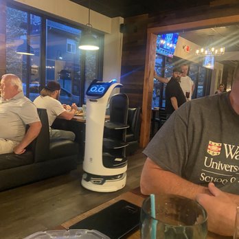 Paisley Pig - One of two robots - Gastropubs Near Me - Grand Haven, Michigan