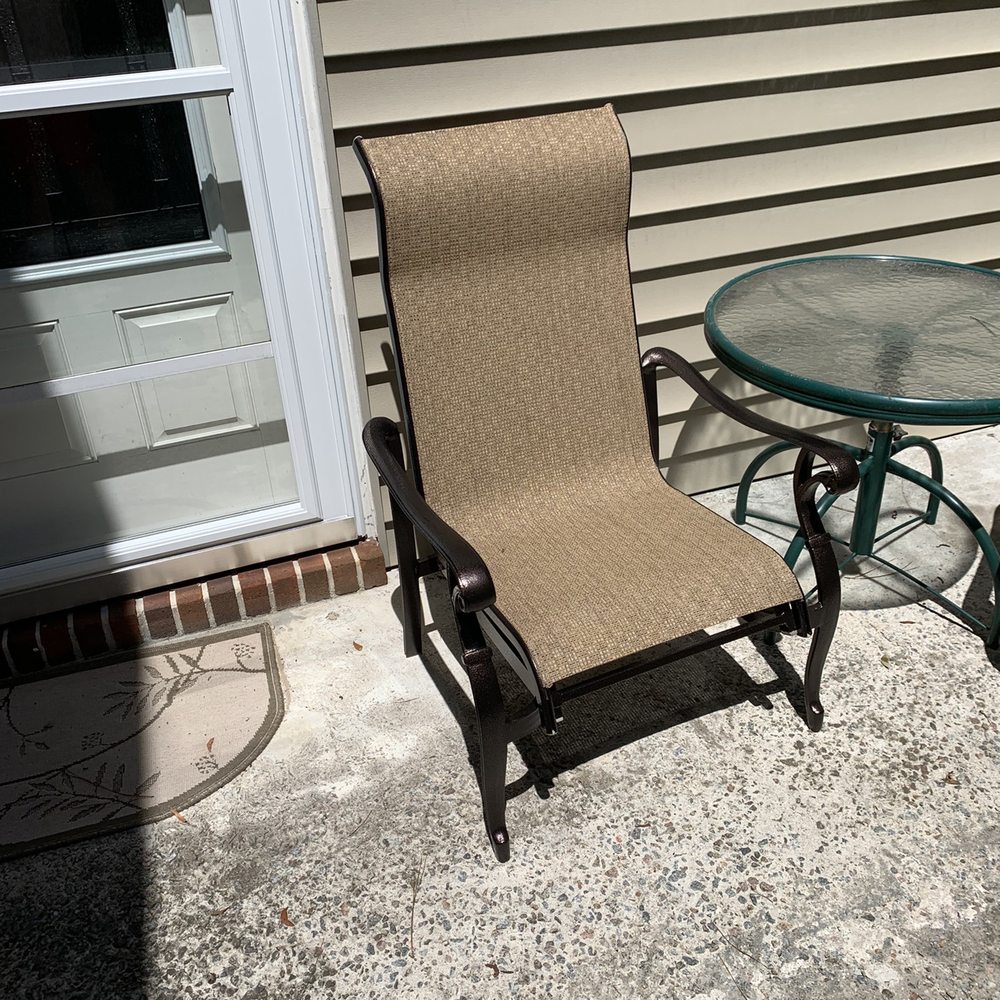 Casual Living Fireside & Grillin - One of the refurbished dining chairs. - Furniture Stores Near Me - Bluffton, South Carolina Casual Living Fireside & Grillin - One of the refurbished dining chairs. - Furniture Stores Near Me - Bluffton, South Carolina