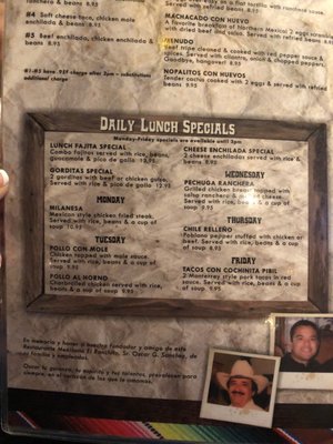 Menu photo 8 El Ranchito Dallas, TX