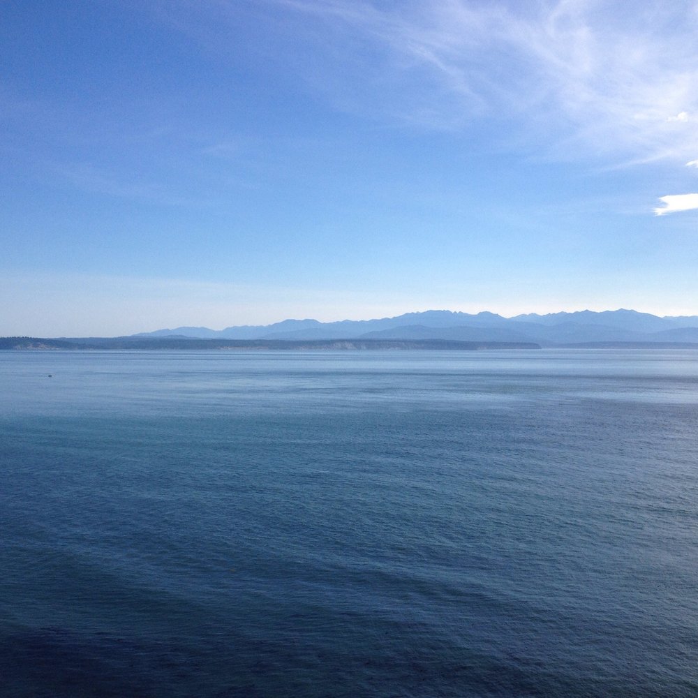 View of Juan de Fuca from the bluff trail View of Juan de Fuca from the bluff trail