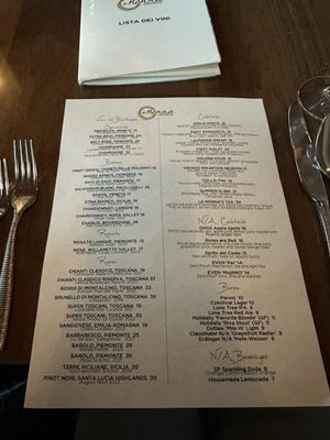 Menu photo 2 La Nonna Vail Vail, CO