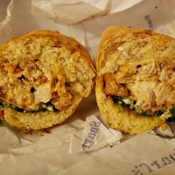 Snarf's Sandwiches - Saint Louis - 7" Rotisserie Chicken Sandwich w/spinach, bacon, and fat-free mayo
