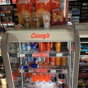 Casey's - Drink fridge - Pizza Near Me - Watervliet, Michigan