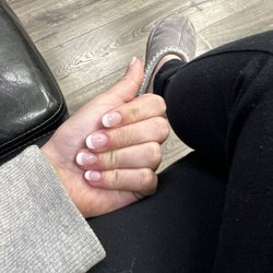 Sunshine Nails - French round SNS manicure  (no tips or anything)