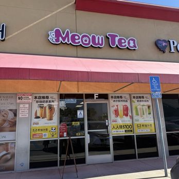 Meow Tea Cafe - Outside - Bubble Tea Near Me - Upland, California Meow Tea Cafe - Outside - Bubble Tea Near Me - Upland, California