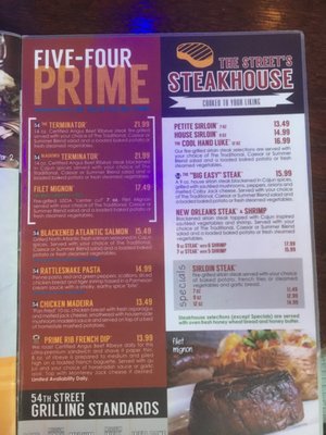 Menu photo 4 54th Street Restaurant & Drafthouse San Marcos, TX