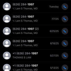 Lam S Thomas, MD - Never answer