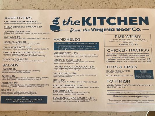 Menu photo 1 The Kitchen Yorktown, VA Menu photo 1 The Kitchen Yorktown, VA