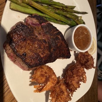 Outback Steakhouse - Sirloin with coconut shrimp - Steakhouses Near Me - Grand Junction, Colorado Outback Steakhouse - Sirloin with coconut shrimp - Steakhouses Near Me - Grand Junction, Colorado