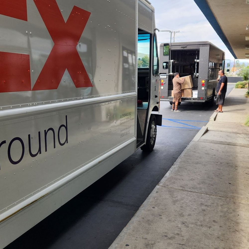 Card Addiction - FedEx and UPS waiting  to deliver packages to Card addiction but no ones home @ 2pm - Hobby Shops Near Me - Anaheim, California