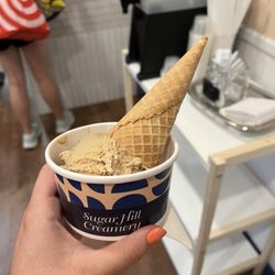 Sugar Hill Creamery - Single Scoop of Cafe Touba