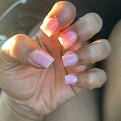 Super Spa & Nails - My nails the horrible tech did