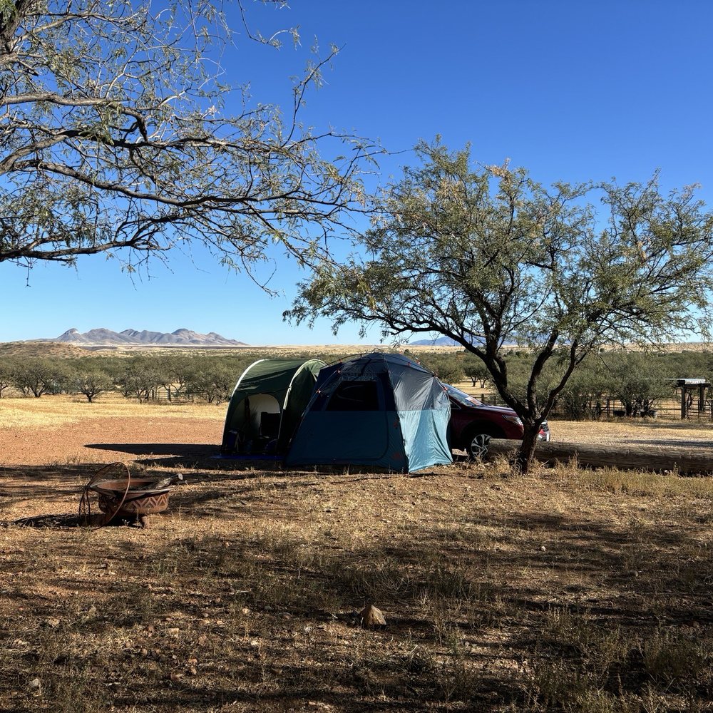 Rancho del Nido - Subaru with hatchback tent and side lean to. - Horseback Riding Near Me - Sonoita, Arizona Rancho del Nido - Subaru with hatchback tent and side lean to. - Horseback Riding Near Me - Sonoita, Arizona