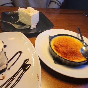 Filosophi - Creme Brule, New York Cheesecake and Coconut Cheesecake - Mediterranean Near Me - Saskatoon, Saskatchewan