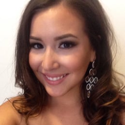 My look for my engagement pictures with fake lashes