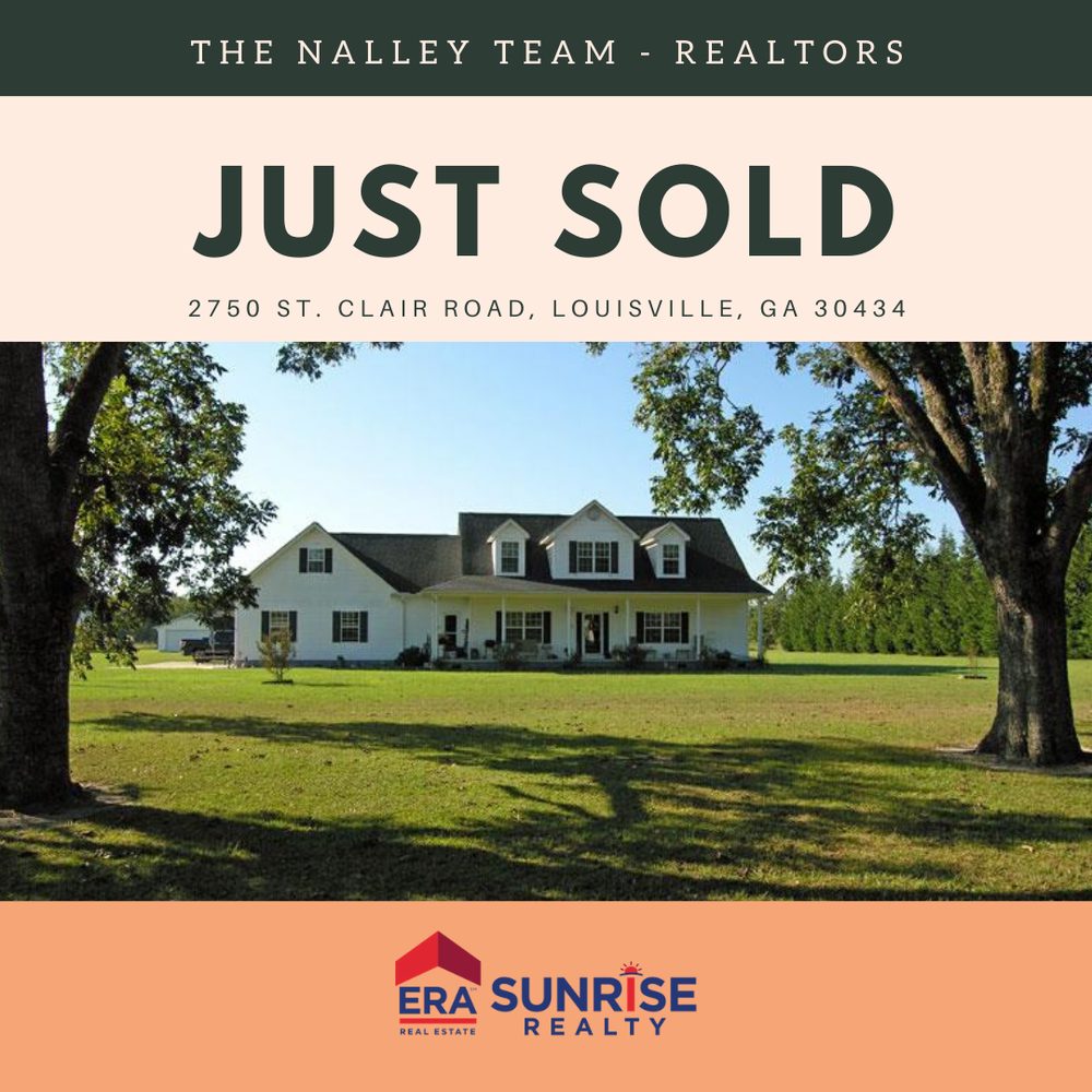 THE NALLEY TEAM ERA SUNRISE REALTY 104 Warren Rd, Augusta,